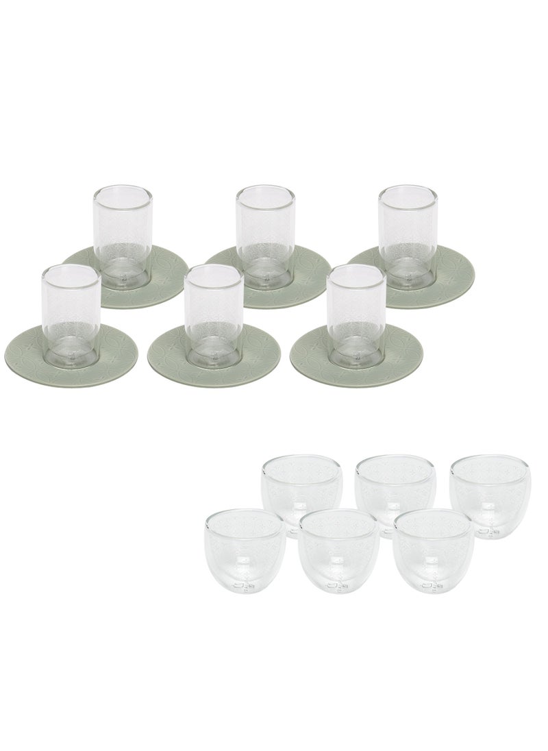 Dallaty Tea And Coffee Set Green  - Image 3