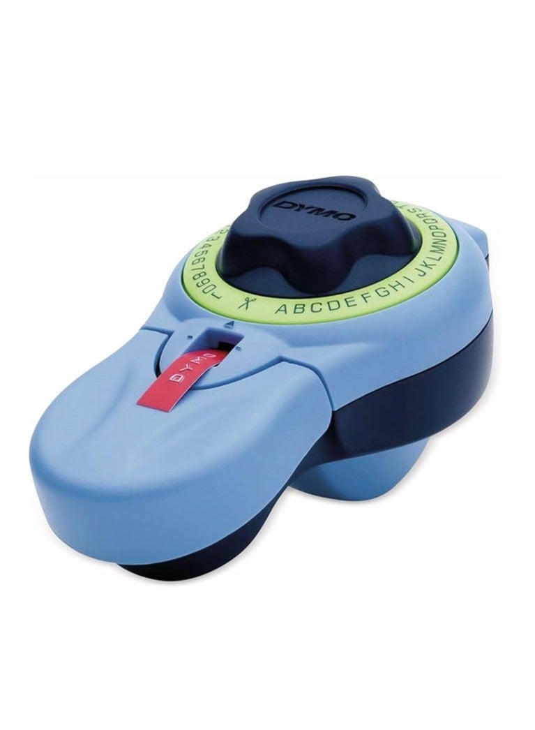 Dymo Junior Embossing Machine Label Printer Blue/Black - Image 1