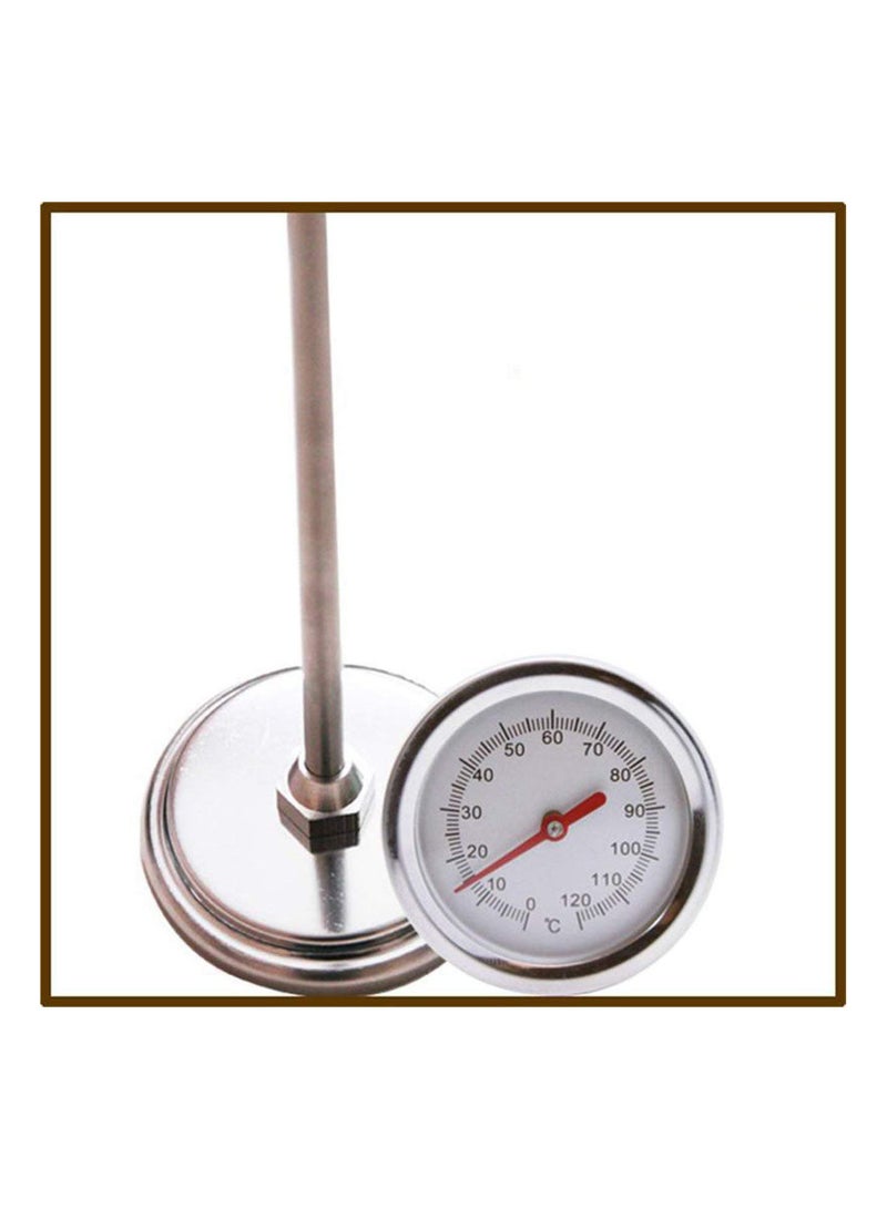 GGOOT 20 Inch 50cm Length 0℃-120℃ Compost Soil Thermometer Premium Food Grade Stainless Steel Metal Measuring Probe Detector  - Image 4