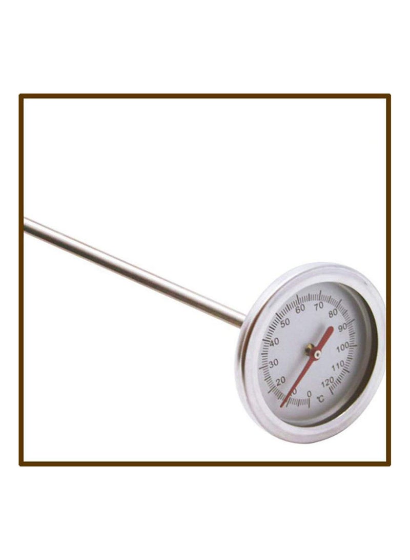 GGOOT 20 Inch 50cm Length 0℃-120℃ Compost Soil Thermometer Premium Food Grade Stainless Steel Metal Measuring Probe Detector  - Image 1