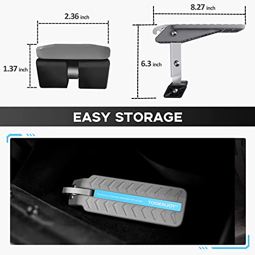 TOOENJOY Universal Car Door Step with 5 Gear Adjustment/No Assembly, Easy Access to Rooftop with Both Feet - Image 5