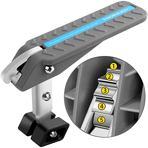 TOOENJOY Universal Car Door Step with 5 Gear Adjustment/No Assembly, Easy Access to Rooftop with Both Feet - Image 1