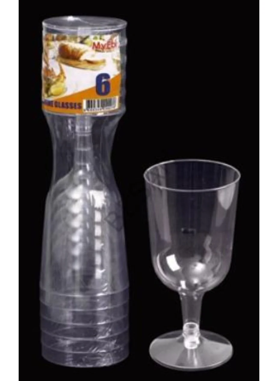 Alsepeteavm Crystal Wine Glass - 6 Pieces