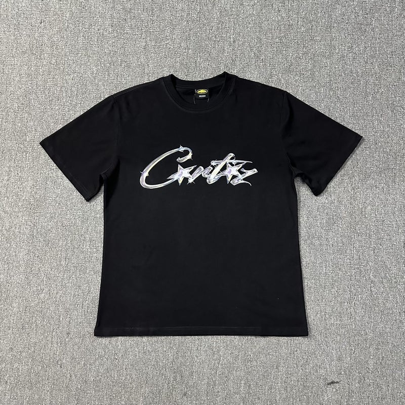 Series Printed Collection Short-Sleeved High Street Style Casual Hip-Hop Men'S And Women'S Casual Half-Sleeves - Image 1