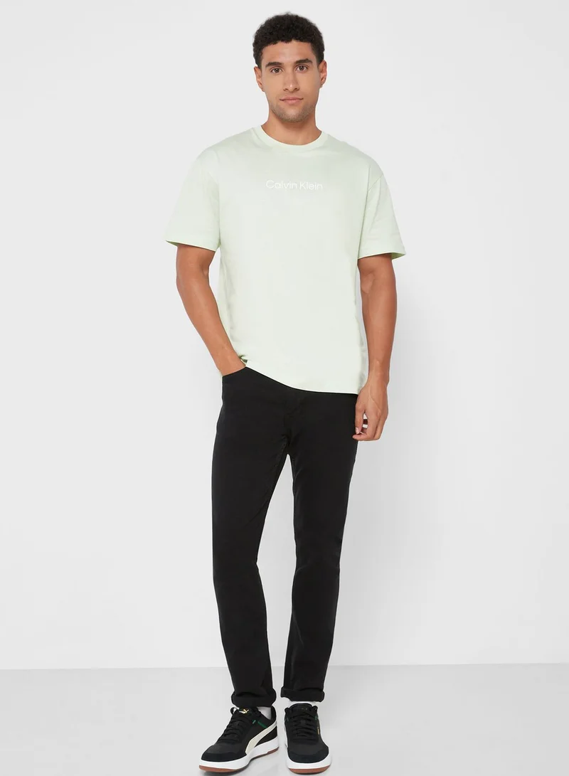 CALVIN KLEIN Logo Crew Neck T-Shirt
