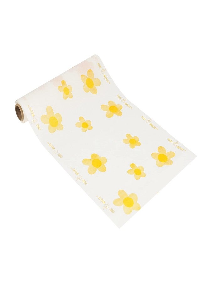 PureWraps Pure Wraps Food Wrapping Paper White (Yellow Flower Print),Eco-Friendly,Microwave Safe,Chemical Free,Butter Paper Roll, 100% Hygenic - Image 2