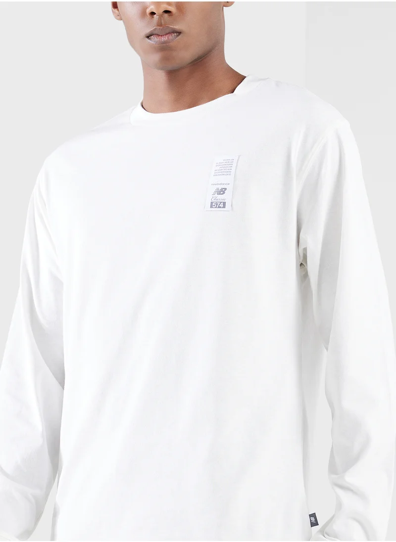 New Balance Athletics Relaxed 574 Sketch Long Sleeve