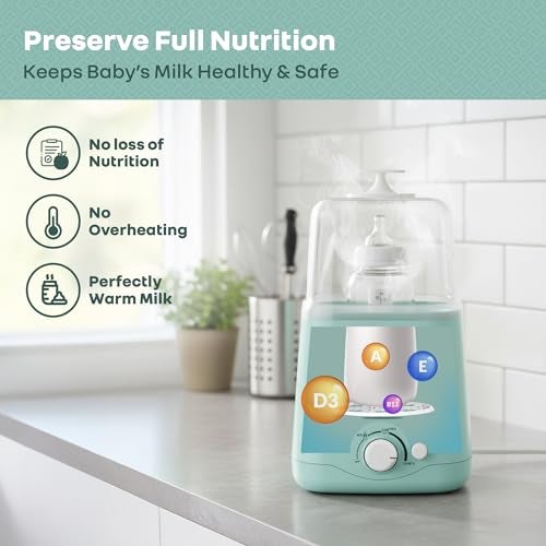 R for Rabbit Hygo Smart 5 in 1 Bottle Sterilizer for Baby Auto Shut-Off Easy Operation Compact & Lightweight Kills Germs Baby Bottle sterilizer (Sea Green) - Image 5