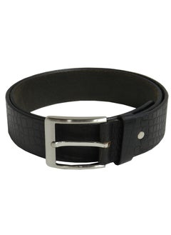 LAVERI LEATHER GENUINE LEATHER 45 MM CASUAL JEANCE BELT FOR MENS IN BLACK  - Image 3