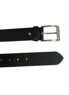 LAVERI LEATHER GENUINE LEATHER 45 MM CASUAL JEANCE BELT FOR MENS IN BLACK  - Image 5