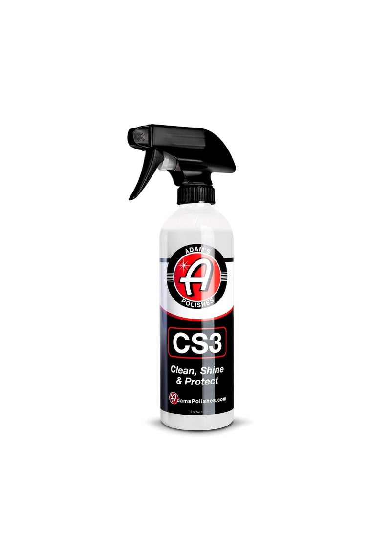 Adam's Polishes Adam’s CS3 (16oz) - Ceramic Spray Coating That Cleans, Shines & Protects | Top Coat Car Wash Polish & Paint Protectant Stronger Than Car Wax | RV Boat Motorcycle Car Detailing Waterless Wash Cleaner. - Image 1
