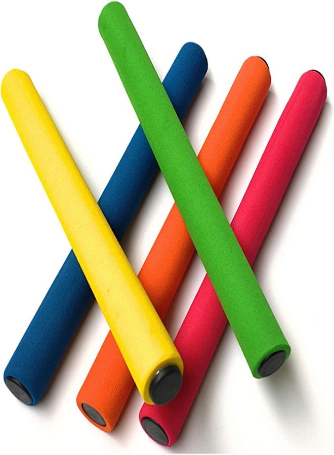 Kikeep Track and Field Relay Batons Sticks Assorted Color Relay Running Race Batons Sticks Foam Relay Running Baton 3 Pack Track & Field Sticks (3) - Image 3