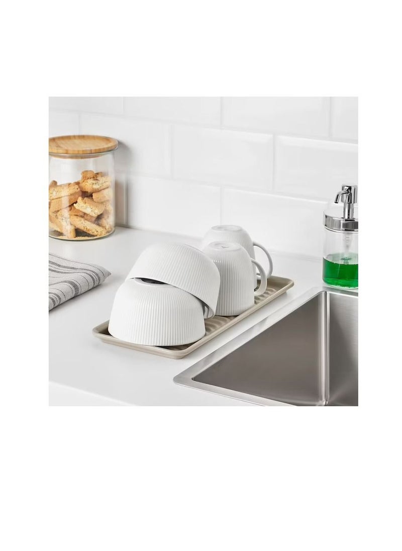 Generic Dish drainer, beige/galvanised15x35 cm  - Image 2