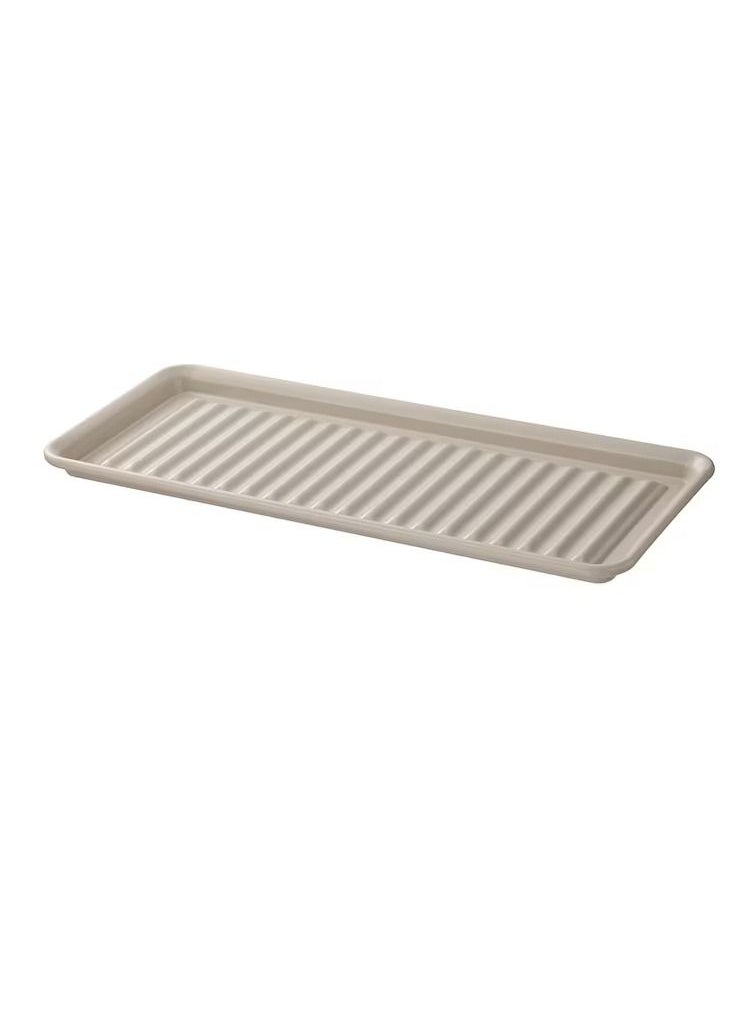 Generic Dish drainer, beige/galvanised15x35 cm  - Image 1