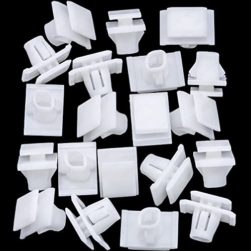 Rexka ركسكا 20 قطعة مشبك شريط الطقس الخارجي السفلي للباب لهوندا 75315-S9A-004 - Image 2