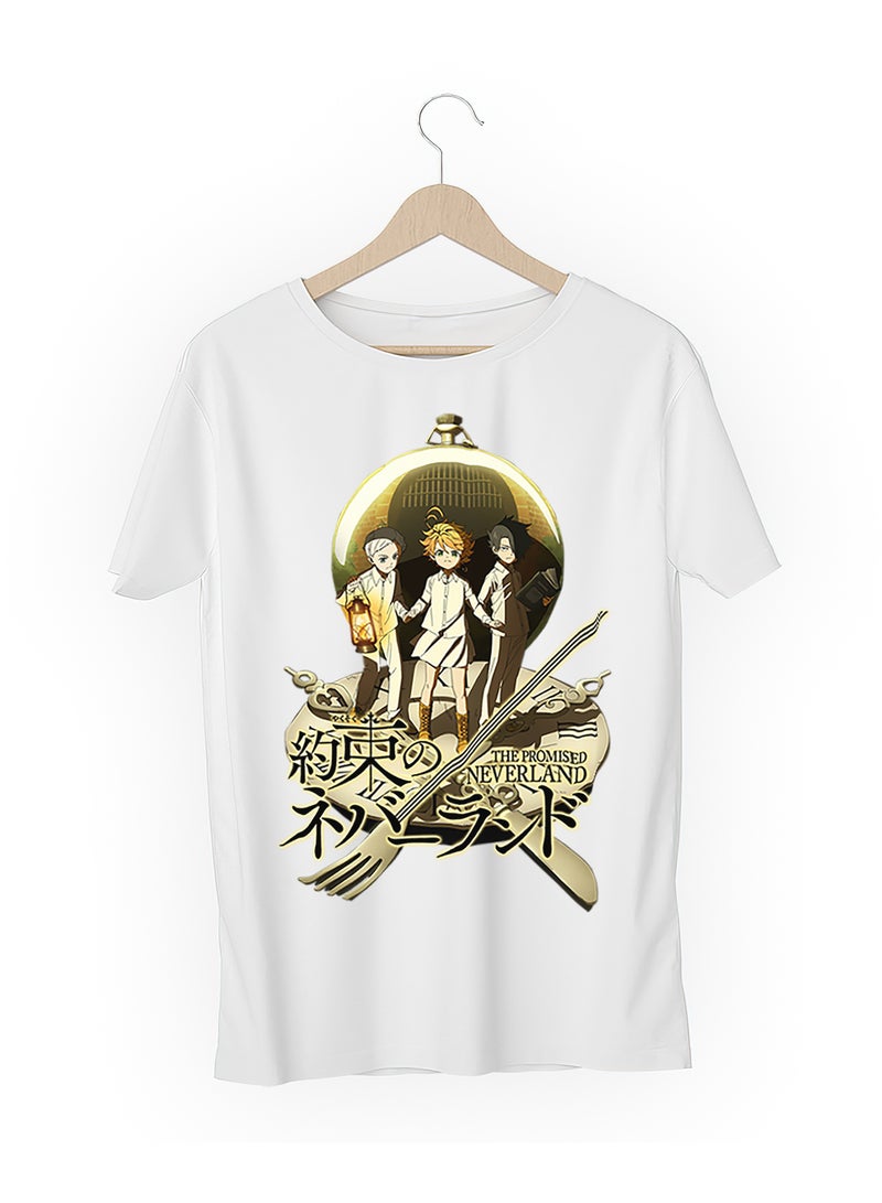 Fashion World Cotton T-shirt Printed with High-quality Anime Neverland - Image 3