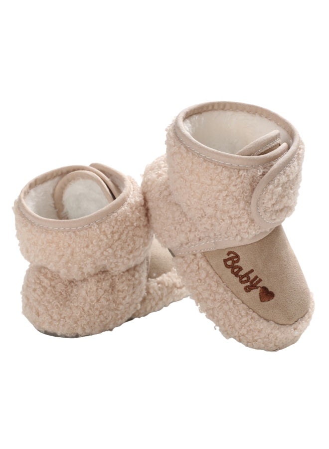 Genaric Mix&Max Fur Half Boot Embroidered Baby For Girls - Image 1