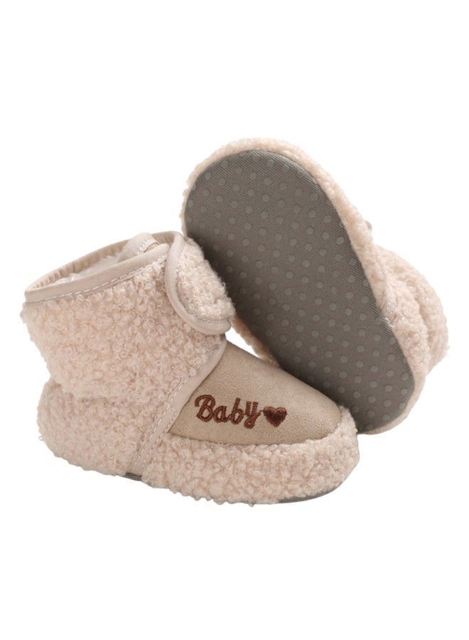 Genaric Mix&Max Fur Half Boot Embroidered Baby For Girls - Image 2