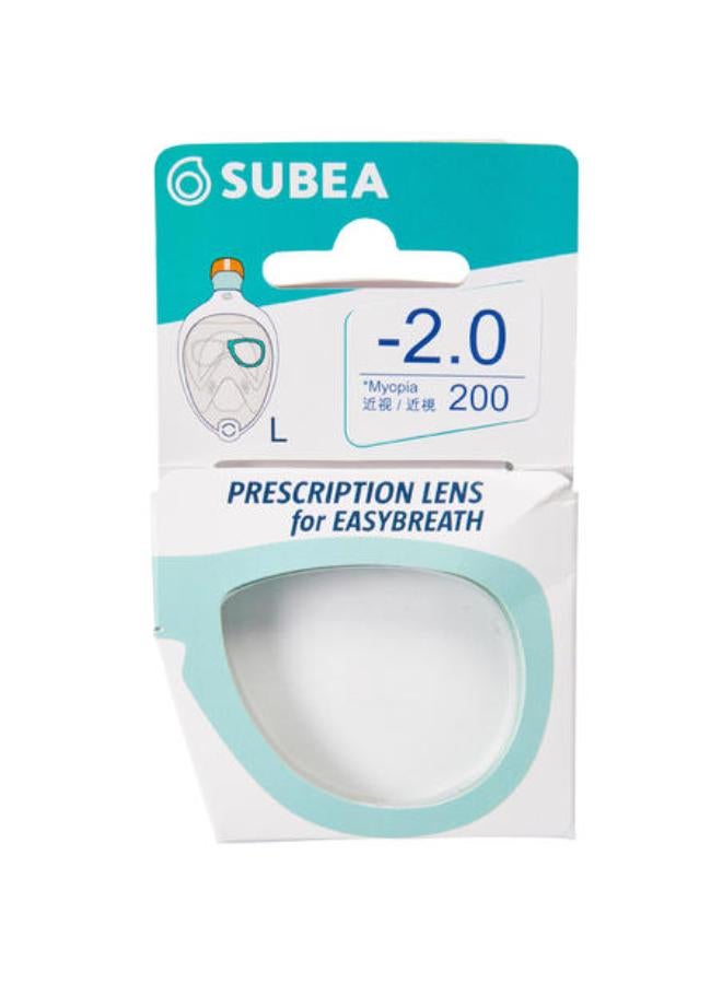 Subea Left corrective lens for the short-sighted for Easybreath masks mint G -2 - Image 4