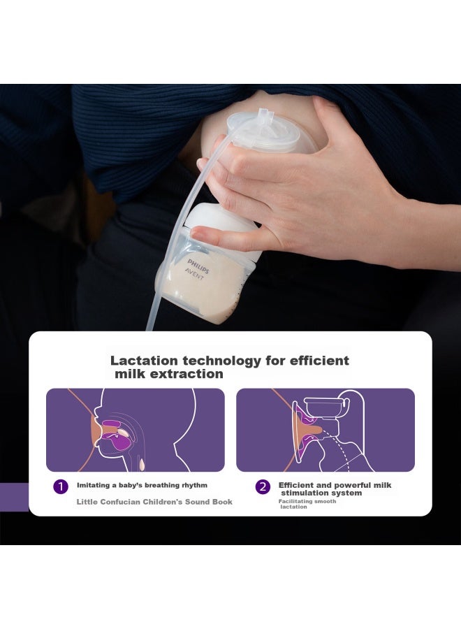 Avent Philips Hands-free Single Electric Breast Pump Smart Fully Automatic Silent Massage Pain-free Milk Extractor - Image 4