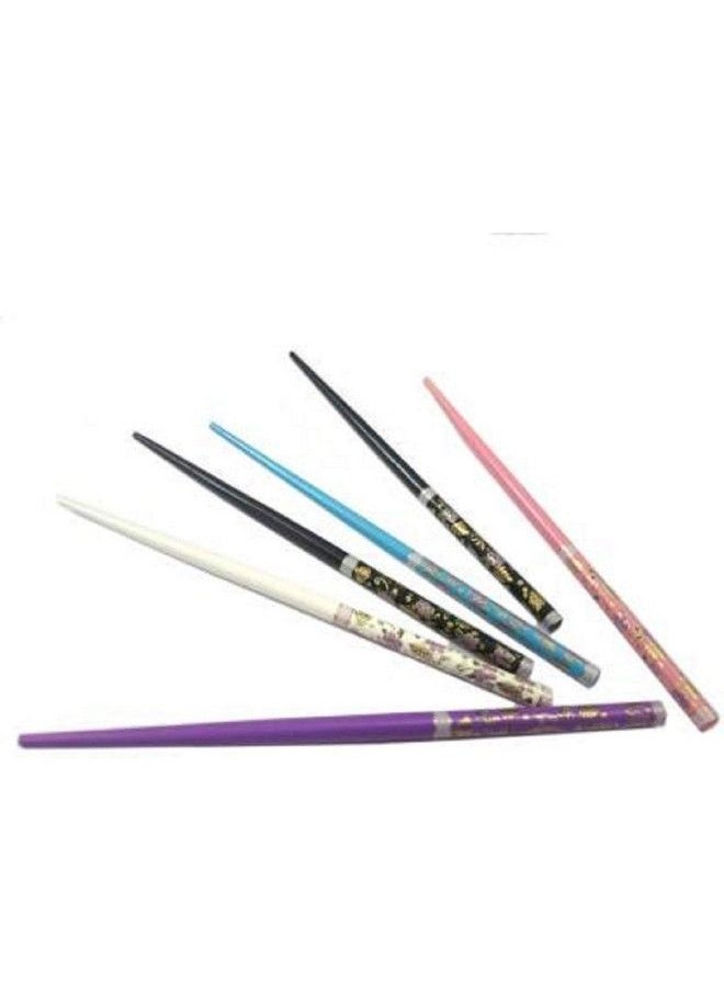 Zintalic - Multicolour Wooden Juda Ban Stick For Women Pack Of 6 Pcs - Image 1