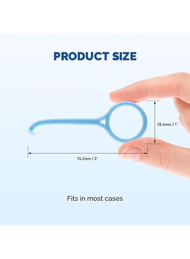 واي جيه أداة إزالة التقويم الشفاف 12 قطعة - أداة إزالة المثبت للتقويم غير المرئي - أدوات إزالة وتقويم الأسنان الشفاف وأدوات تنظيف الأسنان والعناية الفموية (6 ألوان) - Image 2