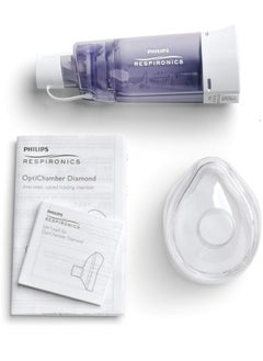 Philips Philips Respironics OptiChamber Diamond Chamber for Inhalers With Medium Mask (Paediatric)  - Image 2
