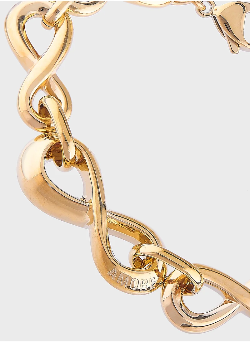 GUESS Jubb05047Jwygs 35Mm Infinity Links Bracelet