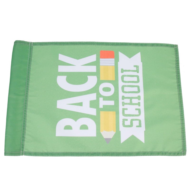Double Sided Back To School Garden Flags 2 Pack Outdoor Yard Decor Banner - Image 2
