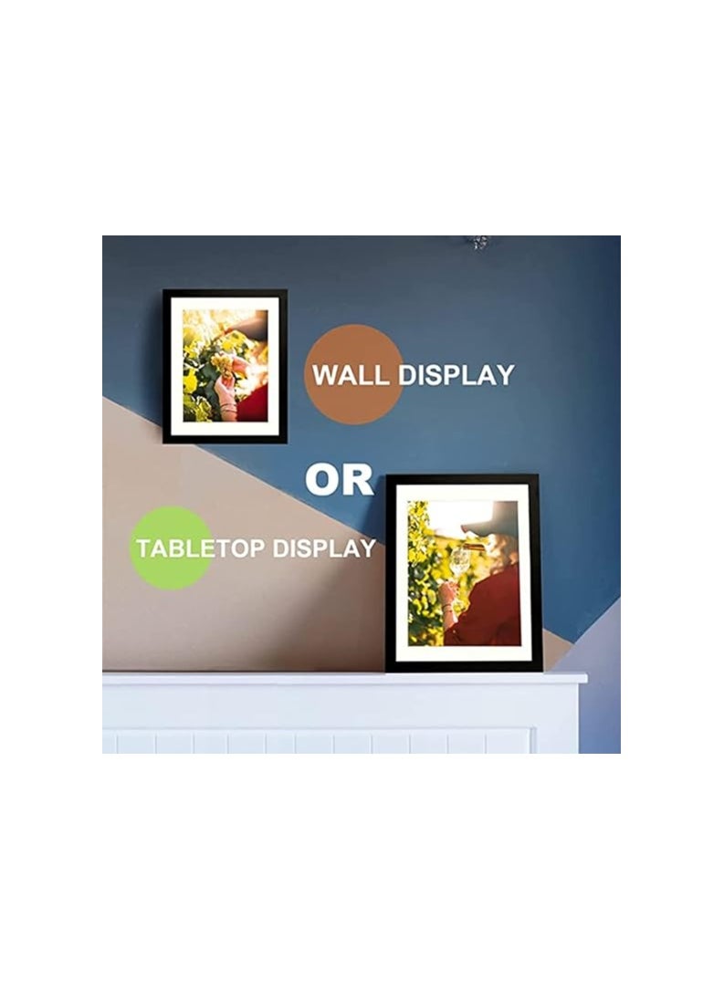 Generic Pack of 2, A3 Photo Frame, Minimalist Rectangular Photo Picture Frame, 29.7x42centimeter, Black  - Image 3