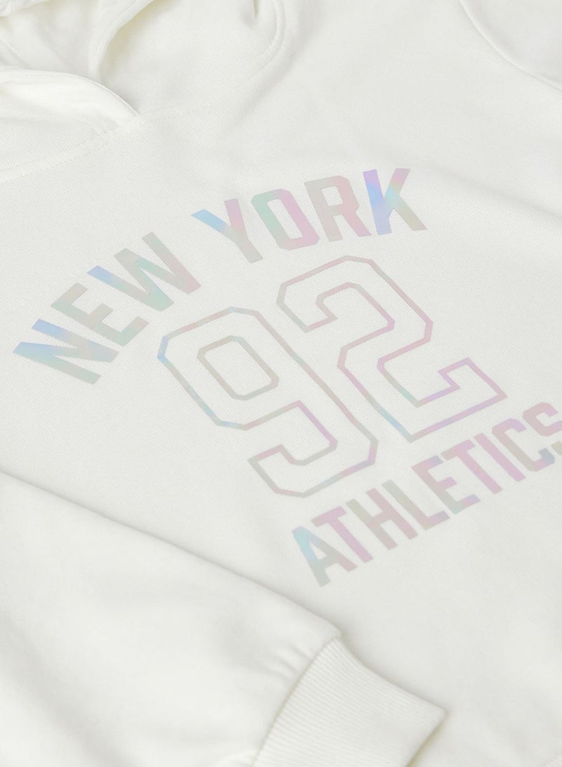 ONLY Kids Foil Relaxed Fit Hoodie - Image 3