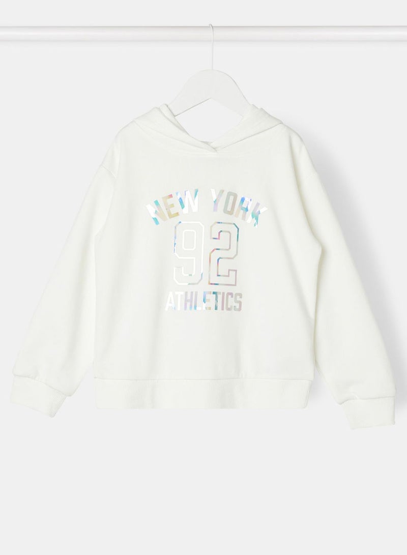 ONLY Kids Foil Relaxed Fit Hoodie - Image 1