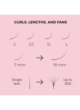 Super Mink Eyelashes Extensions - Multi Selections from 0.03 to 0.2, C CC D Curl, 7-15 mm Length Mixed Tray Silk Eyelashes, Individual Eyelash Extensions (0.12 CC, 7-15mm) - pzsku/ZD80EA984D578D9EA09F4Z/45/_/1692391396/ab0c0ad6-ca7b-4156-8713-a24fbdb9b650