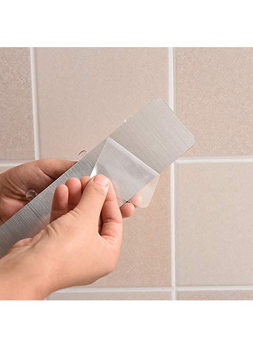 Gnexin Gnexin Self Adhesive No Drills WallRailKitchenBathroom Strong Sticky Towel Hanger Hook 5 Hooks 44 x 8cm Multicolour 2  - Image 2