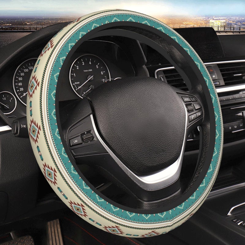BEIANSHUO Western Steering Wheel Cover Cute Universal 15 Inch Car Accessories Protector for Women Fit Auto SUV Sedan Vans Trucks - Image 1
