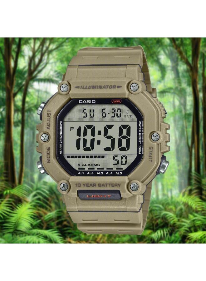 CASIO Resin  Digitail Watch AE-1600H-5AVDF - Image 3