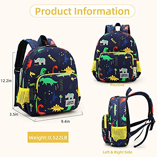 willikiva 3D Dinosaur Backpack Toddler Backpacks for Boys and Girls Kids Backpack Waterproof Preschool Safety Harness Leash (Roar) - Image 3