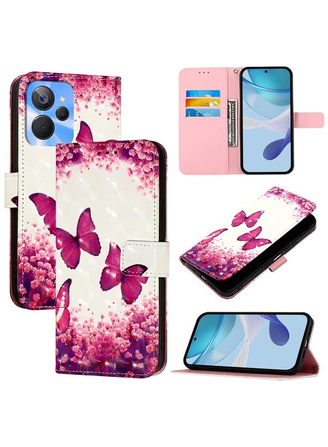 S-TOP Case For Realme 10T / 10s / 9i 5G India 3D Painting Horizontal Flip Leather Phone Case - Image 1