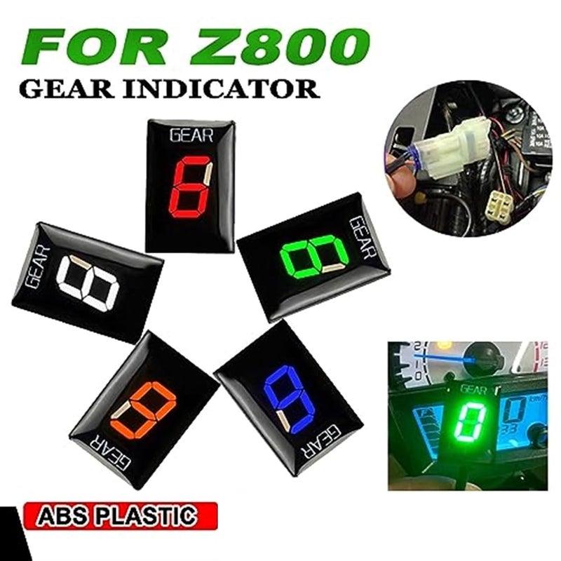 Wivplex 1-6 Gear Indicator for Z800 Motorcycles - Image 2