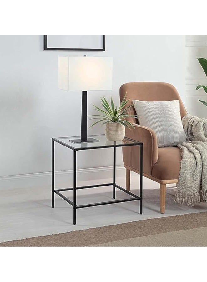 YINZUO Coffee and Console Table Glass and Metal Table Set – Console, Coffee, and Side Tables for Modern Living Spaces, Available Individually and Set - Image 4