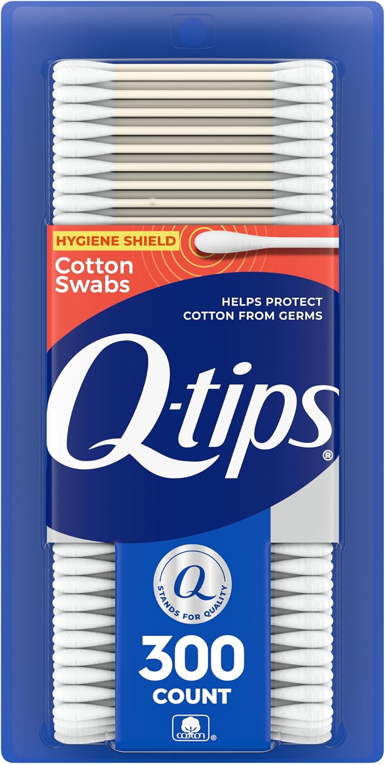 Q-tips Anti-Bacterial Cotton Swabs - 300 Count - Image 1