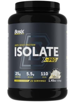Basix WHEY PROTEIN ISO X-PRO VANILLA 1.45LB  - Image 2