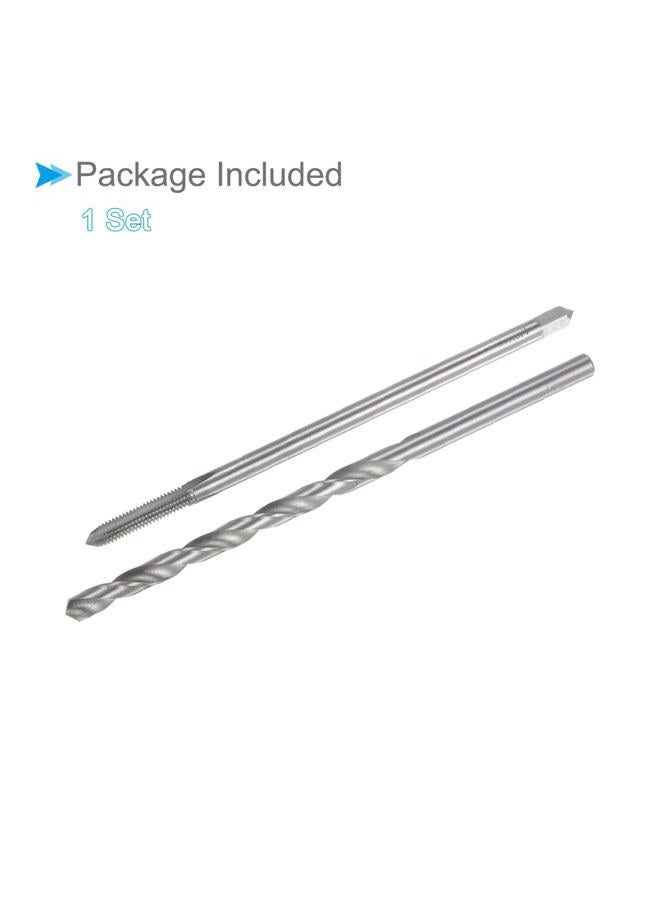 CoCud Tap and Drill Bit Set, M6 x 1 Thread 150mm Length Tap 6mm Drill Diameter, Metric Extra Long Machine Screw Tap & Twist Drill Kit - (Applications: for Threading Tapping), 1-Set - Image 5