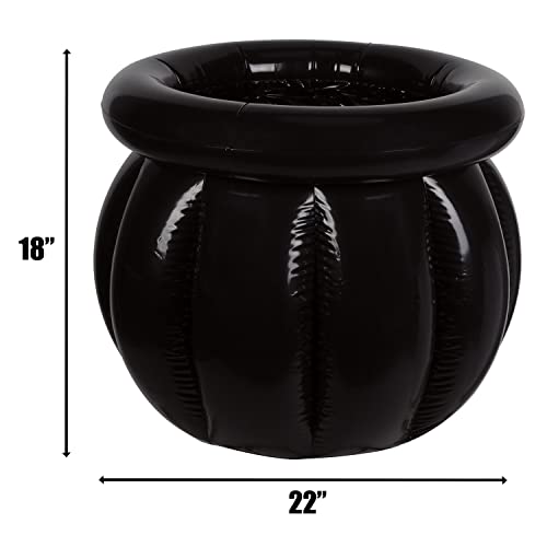 Beistle Inflatable Cauldron Coolers 2 Pack 18 x 22 Each Holds approx 48 12 oz Cans Drink Cooler Drink Containers for Parties Beverage Cooler Spooky Decor Halloween Cooler - Image 3