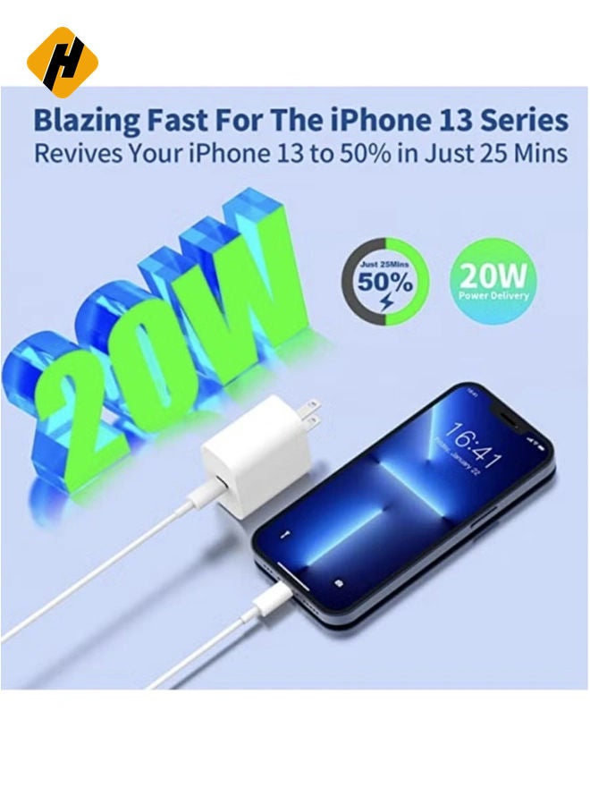HuHa Original Apple 20W iphone Pro Max 13 12 11 Charger USB-C Fast Charging - Image 1