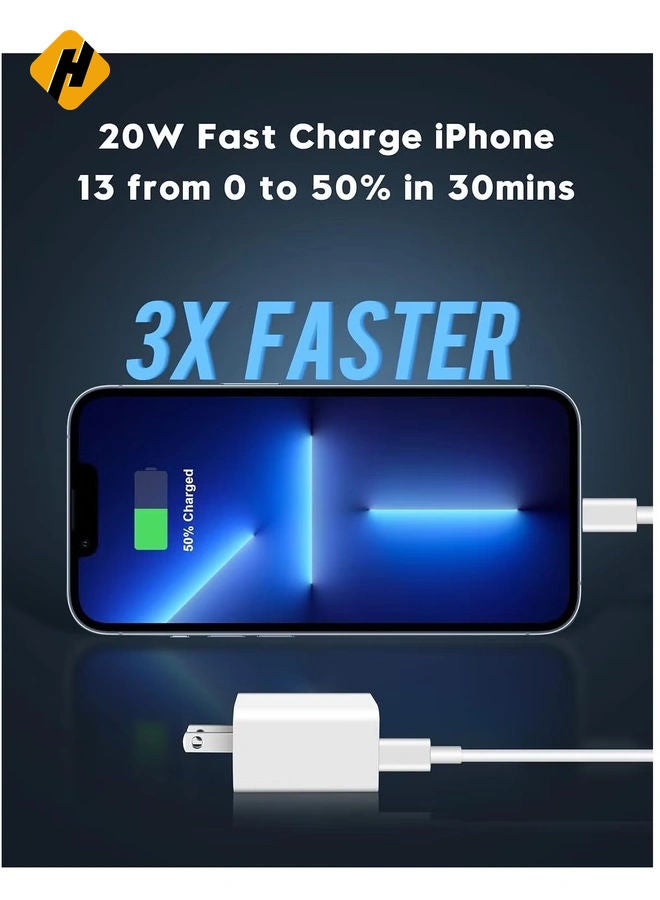 HuHa Original Apple 20W iphone Pro Max 13 12 11 Charger USB-C Fast Charging - Image 3