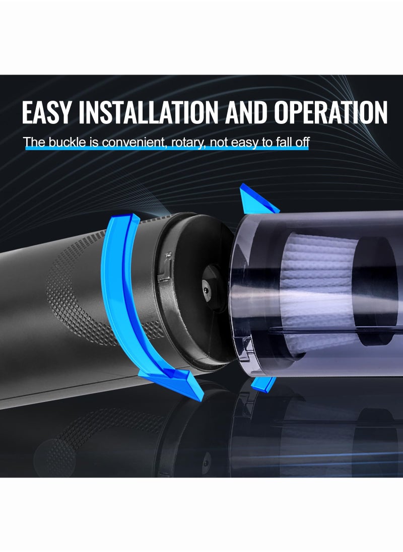 CAFELE - Mini Car Vacuum, Cordless Car Vacuum Cleaner 9000PA Powerful Suction, Rechargeable Hand Held Vacuum for Dust, Sand, Crumbs, Ultra-Light Portable Vacuum for Home, Car, Small Dust Buster - Image 1