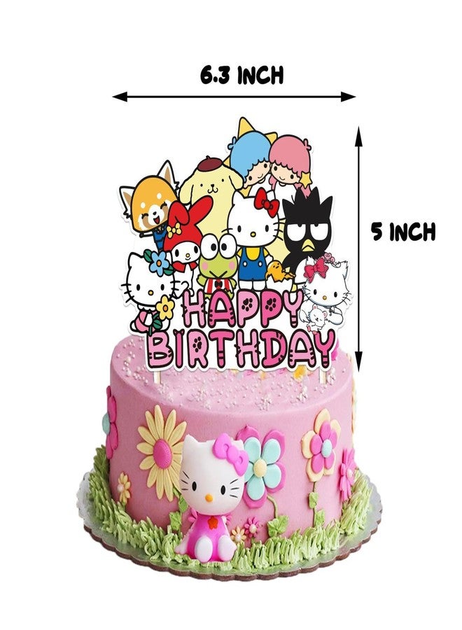 FGY Cute Cake Decorations, Happy Birthday Cake Topper, Party Supplies for Girls, Gifts for Her - Image 3