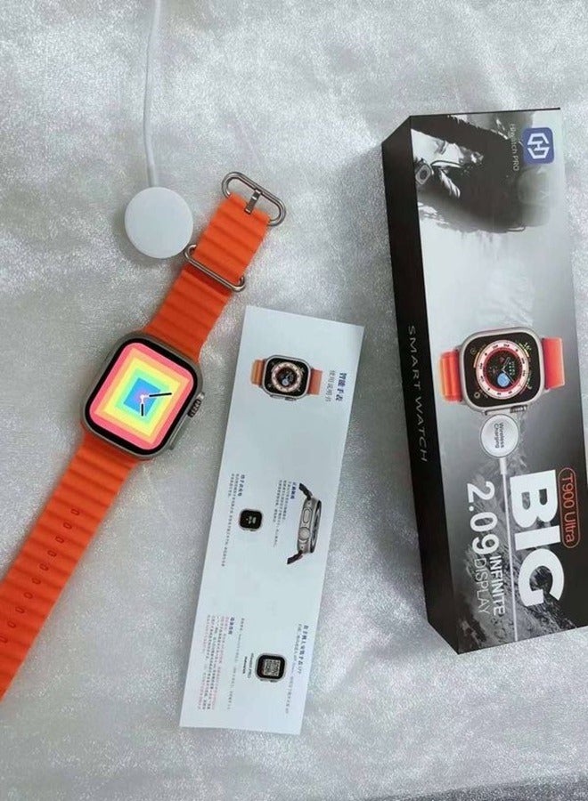 بيغ ساعه ذكيه T900 الترا تمتاز بالدقة و تقنية سهله الاستخدام تدعم المكالمات و الرسائل و اللغة العربية - Image 4