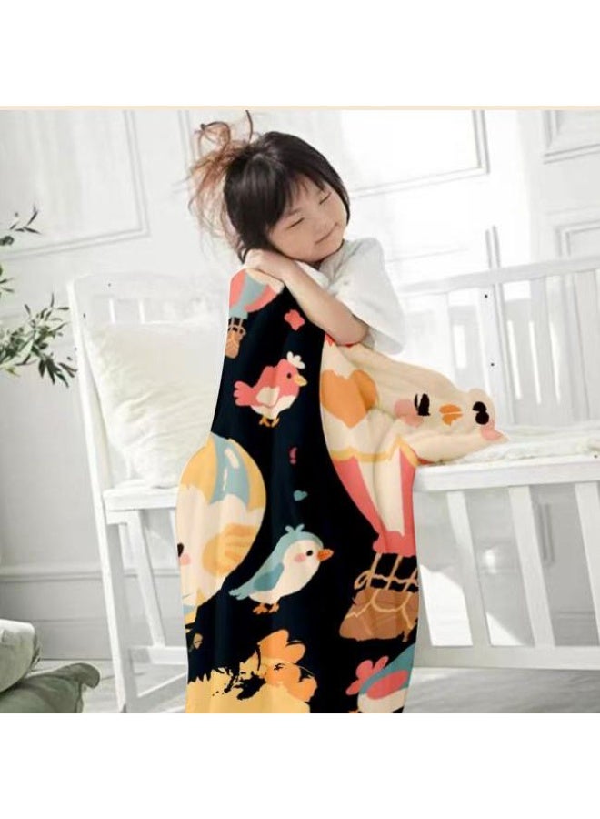 عام بطانية رقيقة من الفانيلا (حرارة ومريحة، ومناسبة للنوم واستخدام اللعبة والغبار والرمل) 150 سم * 200 سم - 1110 - Image 3